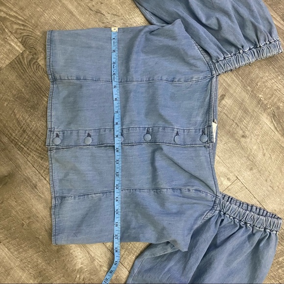 H&M Denim Button-Up Top - Picture 4 of 6